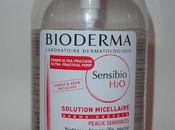 Agua micelar bioderma sensibio: básico rutina limpieza