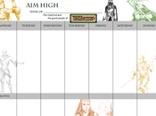 Weekly Planning Calendar, Tabletop Adventures,