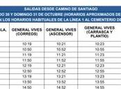 Ponferrada informa servicio especial autobuses cara festividad Todos Santos