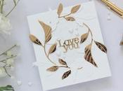 White Gold Love Card