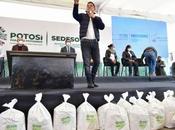 Gallardo inicia entrega becas alimentarias Luis Potosí