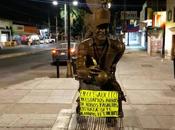 robos piden retiro escultura Barrio Saucito