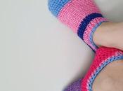 Blue tips crochet sleepers
