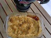 Crumble nectarinas ciruelas azahar