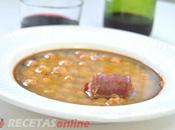 Cazuela garbanzos chorizo (con vídeo)