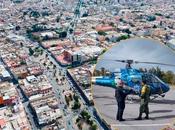 helicóptero realiza vigilancia zona metropolitana