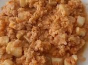 Arroz coliflor sepia