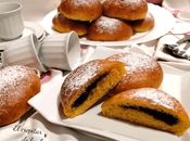 Bollos naranja calabaza rellenos chocolate