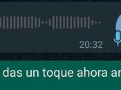 WhatsApp muestra notas previsualización ondas sonoras