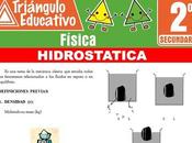 Hidrostática para Segundo Secundaria