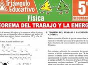 Teorema Trabajo Energía para Quinto Secundaria