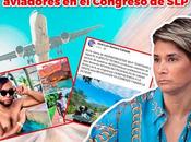 corruptos como todos: Gabriela Martínez, esposa Tecmol, tiene aviadores Congreso Estado