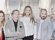 Petra Nemcova apoyada nueve diseñadores españoles versionado camisa blanca, exclusiva para Corte Inglés