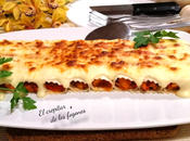 Canelones lomo jamón serrano