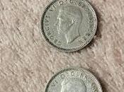 Tres monedas Jorge Inglaterra