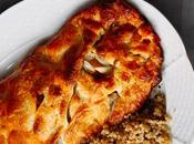 Hojaldre salmón quinoa frijoles