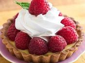Tartaletas crema frambuesas