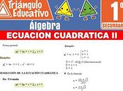 Ecuación Cuadrática para Primero Secundaria