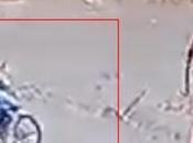 (Video) Motociclista ataca mujer estudiante colonia Quintas