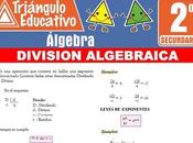 División Algebraica para Segundo Secundaria