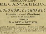 1901: Restaurant Cantábrico»