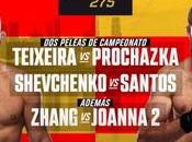 UFC® hará historia Singapur 275: TEIXEIRA PROCHAZKA