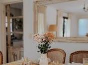 Rayas flores para decorar mesa Otoño