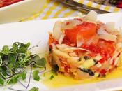 Ensalada alubias mongetes Santa salmón ahumado parmesano