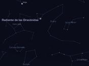 Llega lluvia meteoros Dracónidas pico máximo octubre
