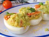 Huevos rellenos guacamole