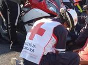 Accidente sobre puente Muñoz entre motocicleta automóvil