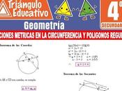 Relaciones Métricas Circunferencia Polígonos Regulares para Cuarto Secundaria