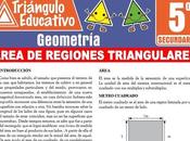 Área Regiones Triangulares para Quinto Secundaria