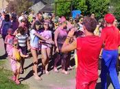 Tarde Multicolor grande fiestas Santa Cabañas Raras