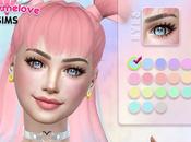 Sims color: Luna's kawaii heart eyes E01, contact default