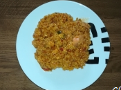 Arroz verduras especias