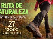 Villar Barrios organiza este sábado ruta Naturaleza abierta todos