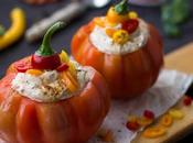 Tomates rellenos ensalada