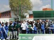 Inaugura Gallardo área deportiva secundaria Jaime Torres Bodet