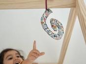 Letra tela rellena para decorar habitación infantil
