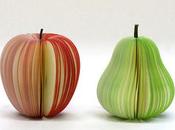 Bloc notas forma fruta