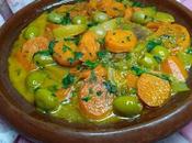 Tajine bœuf carottes olives beef tagine with carrots tajín ternera zanahorias aceitunas طاجين اللحم البقري الجزر