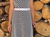 Vestido básico rayas
