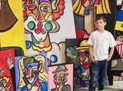 Niño pintor vende obras miles euros