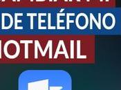 Cómo cambiar número teléfono Hotmail