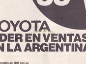 Toyota Hi-Lux Diesel líder ventas 1981 Argentina