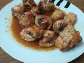 Pollo horno salsa especias