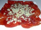 Carpaccio ternera parmesano