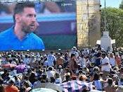 multitud compartió "gooool" plazas porteñas