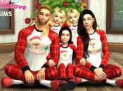 Sims Clothing: Family Christmas Pajamas